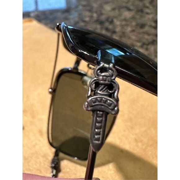Men’s Chrome Hearts Boned Aviators - Picture 5 of 11